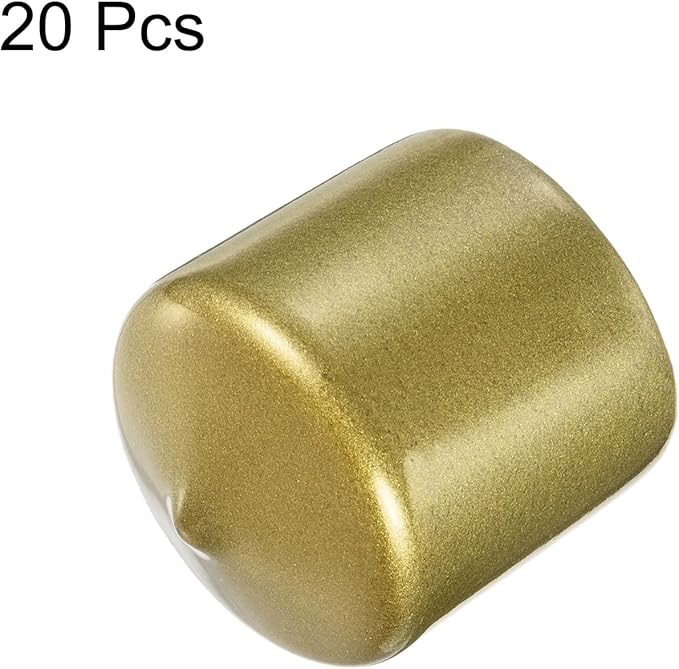 uxcell 20pcs Rubber End Caps 1 3/8" ID Vinyl Round Tube Bolt Cap Cover Thread - Image 2