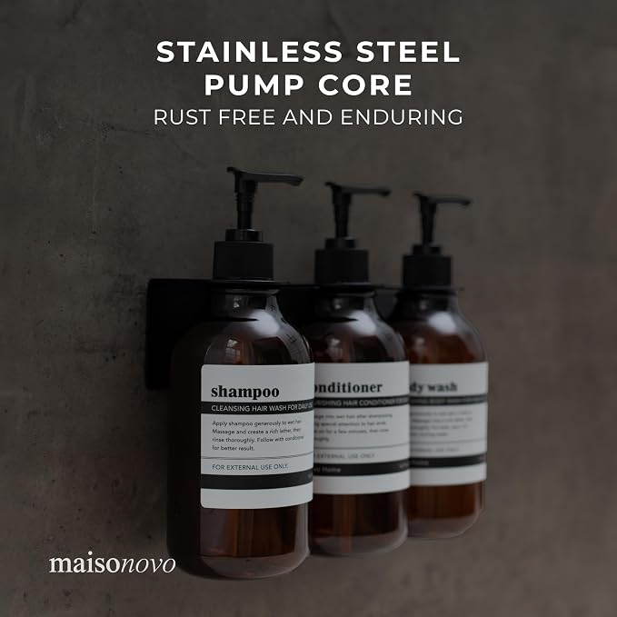MaisoNovo Shampoo and Conditioner Dispenser - Image 4