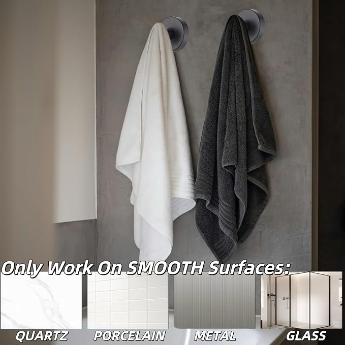 2025 Upgraded Stainless Steel Heavy Duty Suction Cup Hooks - Image 3