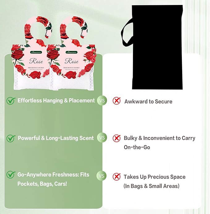 15 Packs Rose Scented Sachets Bag - Image 6