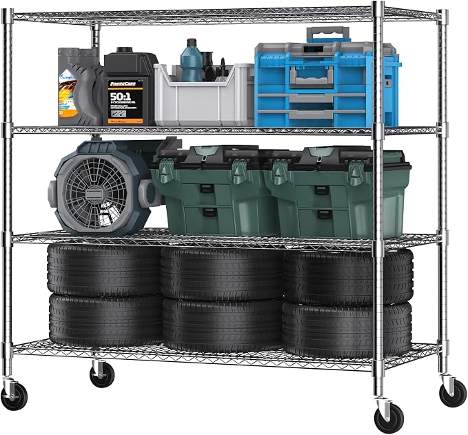 Himimi 4 Tier Wire Shelving by Himimi