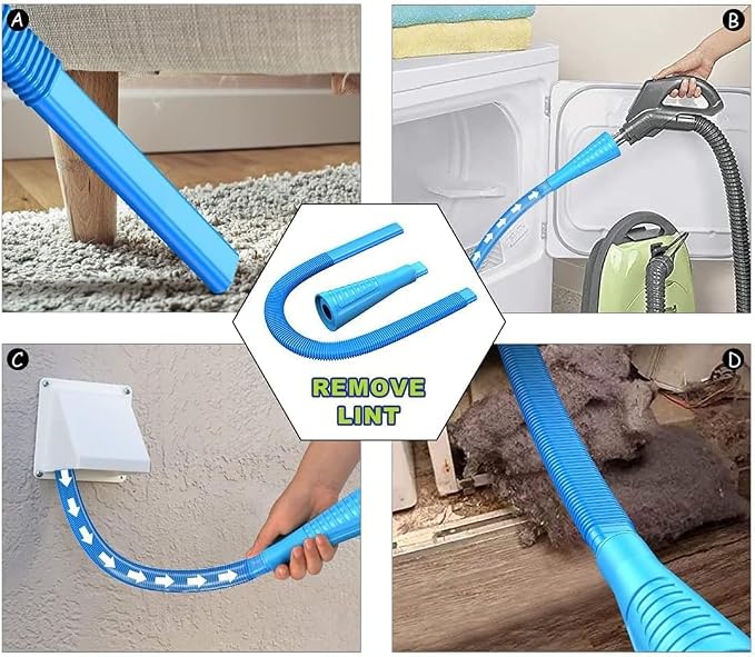 Sealegend 15-Piece 25-Feet Dryer Vent Cleaner Kit, Dryer Cleaning Tools - Image 4