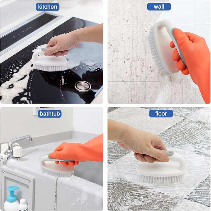 Scrub Brushes for Cleaning Bathtub Scrubber Heavy Duty Scrub Brush - Image 5