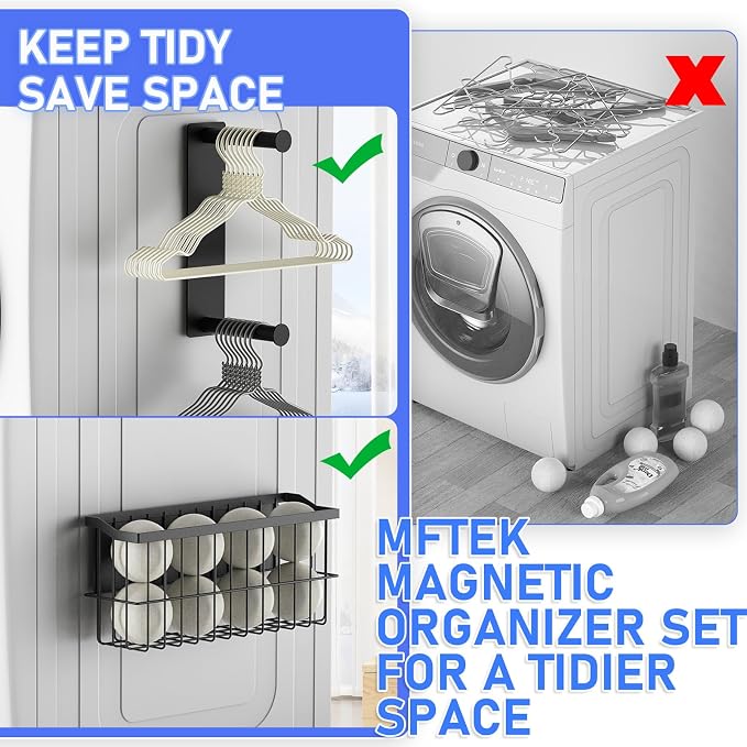 MFTEK Magnetic Dryer Ball Holder and Magnetic Hanger Holder - Image 4