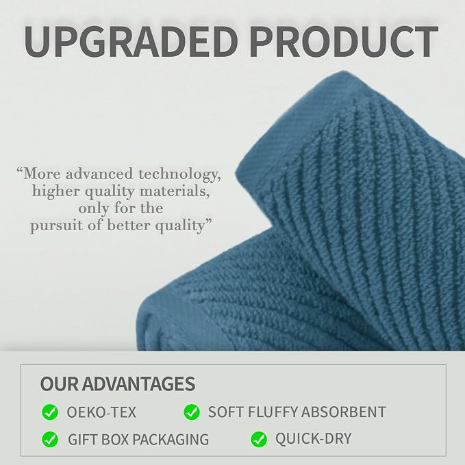 VOOVA & MOVAS Labrador Blue Towels - Image 2