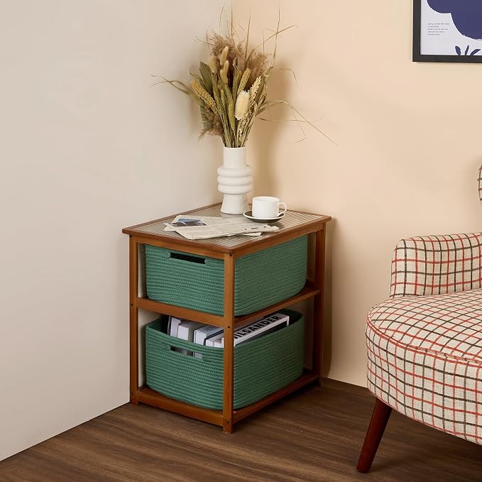 Large Storage Baskets for Shelves, Closet Organizers Bins for Clothes Blanket - Image 8