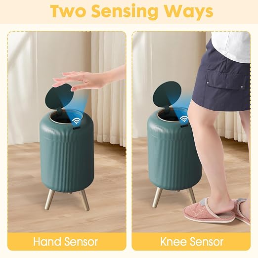 Bathroom Trash Can Automatic Touchless, 3 Gallon Smart Motion Sensor Garbage Can - Image 5