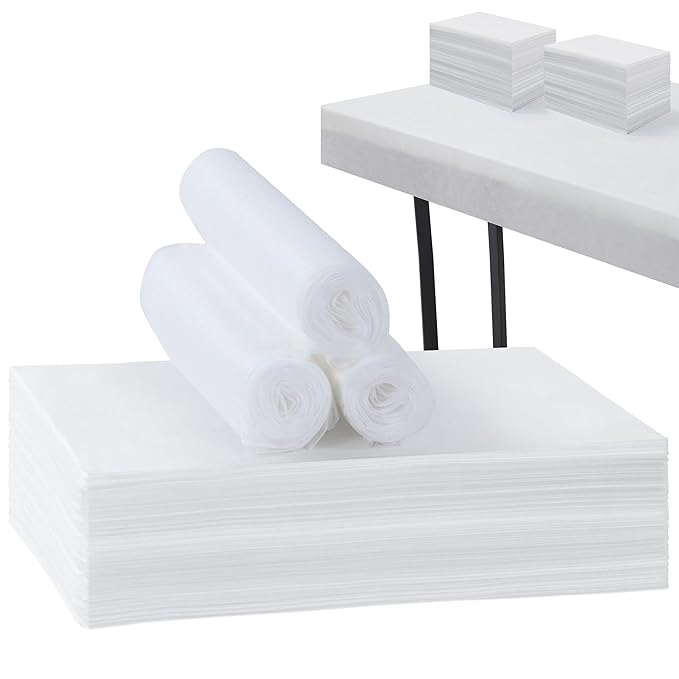 50 Pcs Disposable Bed Sheets 31" x 71" Massage Table Sheets Non Woven Fabric by XATUMO