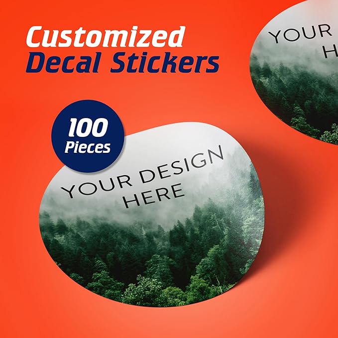 100 Custom Vinyl Stickers - Image 2