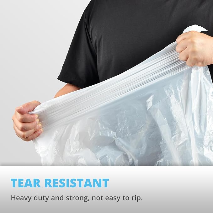 Ultra Thick 15 Gallon Drawstring Trash Bags, Leak Proof Trash Can Liners - Image 5