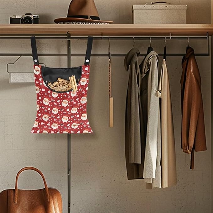 Clothespin Bag with Hanging Rope - Image 4