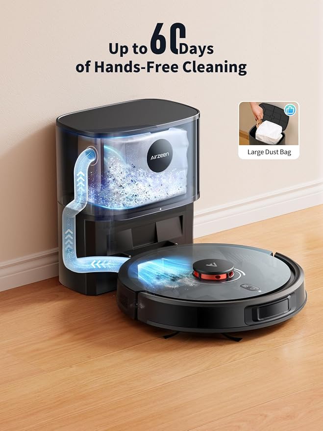 Robot Vacuum and Mop, Self-Emptying Robot Vacuum Cleaner - Image 5