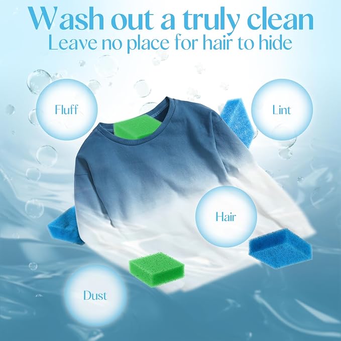 6 Pcs Pet Hair Remover for Laundry, Reusable Pet Hair Catcher Anti Winding Lint - Image 6
