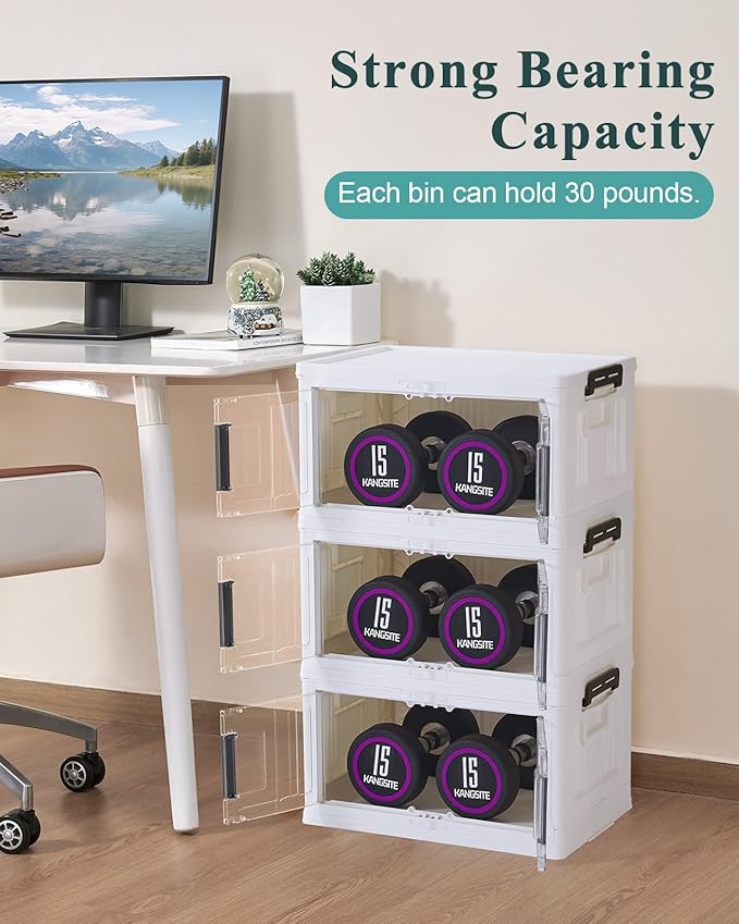 OlarHike 23QT Stackable Storage Bins - Image 3