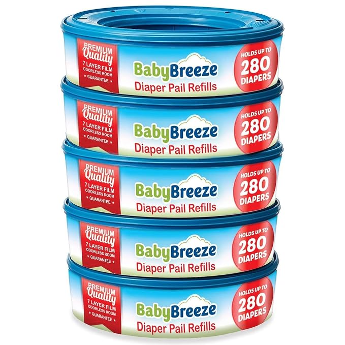 BabyBreeze Diaper Pail Refill Bags Compatible by BabyBreeze