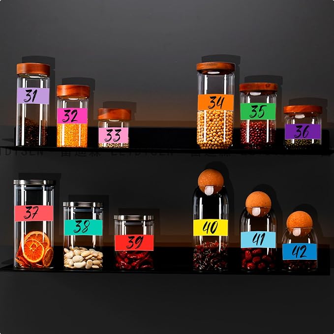 YSHIHE Colored Label Stickers, Rectangular Color Coding Stickers 1.57 x 0.75 - Image 6