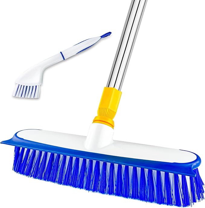ITTAHO Floor Scrub Brush - 2 in 1 Deck Scrub Brush by ITTAHO