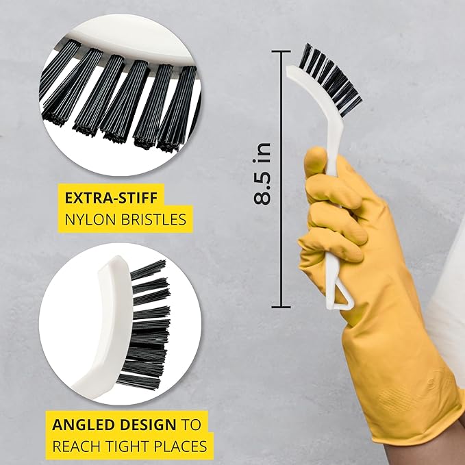 6-Pack Grout Cleaner Brush Scrub Set - Image 5