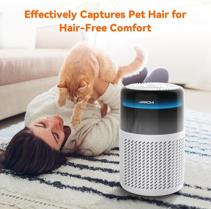 AIRROMI Air Purifier for Bedroom Home, HEPA Filter, Covers Upto 549 Ft² - Image 5
