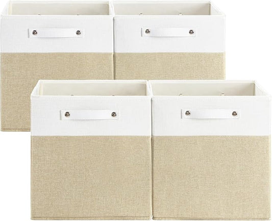 13 x 13 Inch Fine Linen Storage Bins by FinishingBo