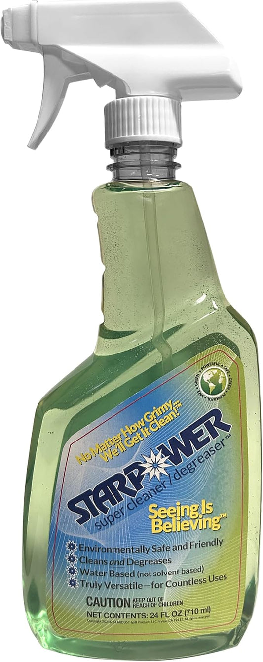 STARPOWER Heavy Duty All Purpose Multi Surface Grease, Grime Remover, 24 Ounces by Unknown