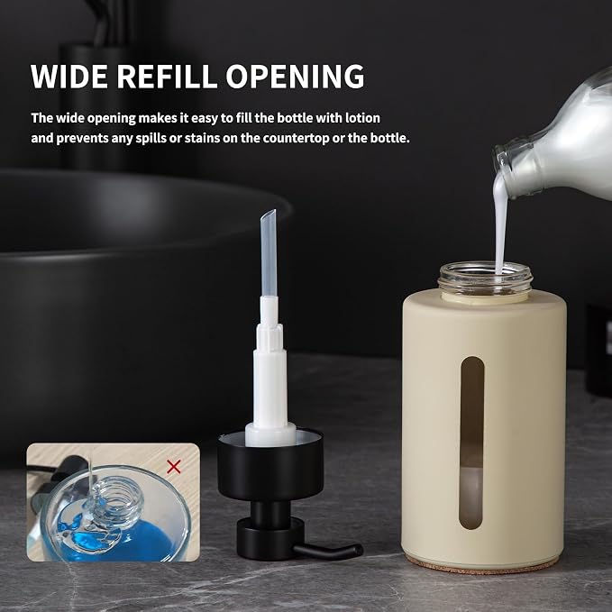 Enra Glass Lotion Dispenser - Image 3
