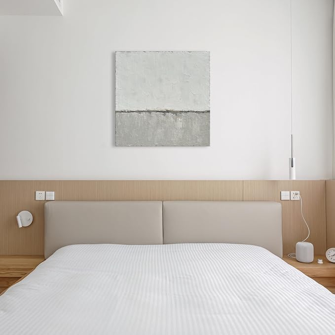 NANKAI art Hand-painted abstract canvas wall art featuring a minimalist design - Image 6