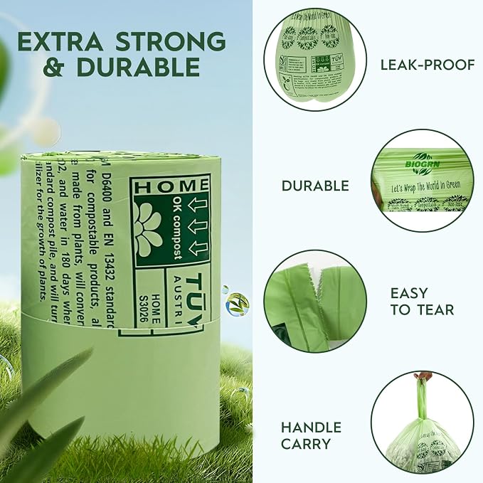 10-13 Gallon Compostable Trash Bags - Image 8