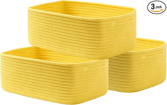 Small Woven Basket, 13.5 x 9.5 x 5 Inches, Storage Basket by KALLAX