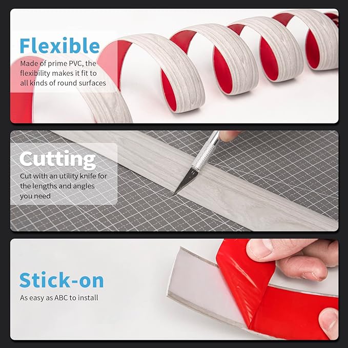 Art3d Self Adhesive Vinyl Floor Transition Strip, Laminate Floor Strip Floor - Image 7