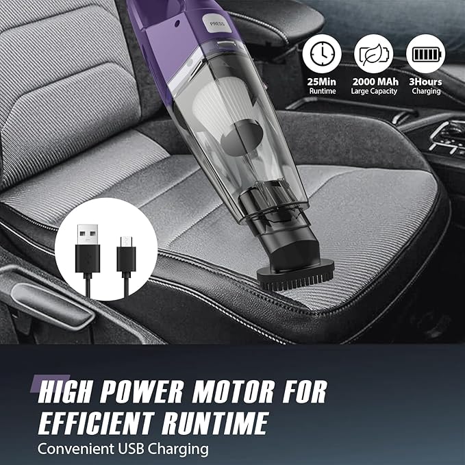 Handheld Vacuum Cordless – Car Vac Portable - Image 7