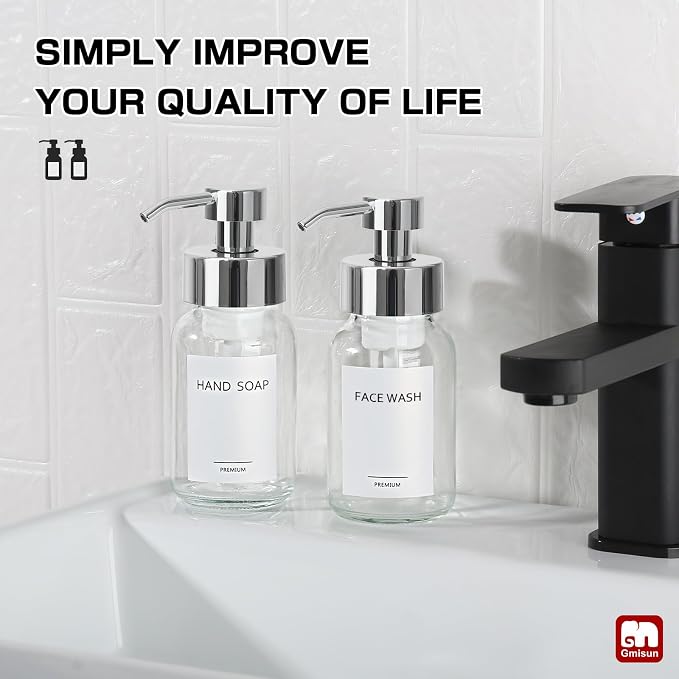 GMISUN Foaming Soap Dispenser, Modern Hand Soap Dispensers - Image 6
