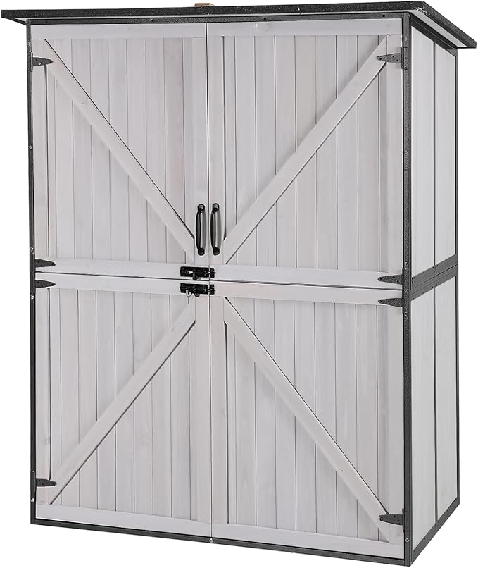 Aivituvin Outdoor Storage Shed Upgraded by Aivituvin