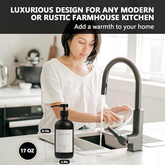 Black Soap Dispenser - Image 2