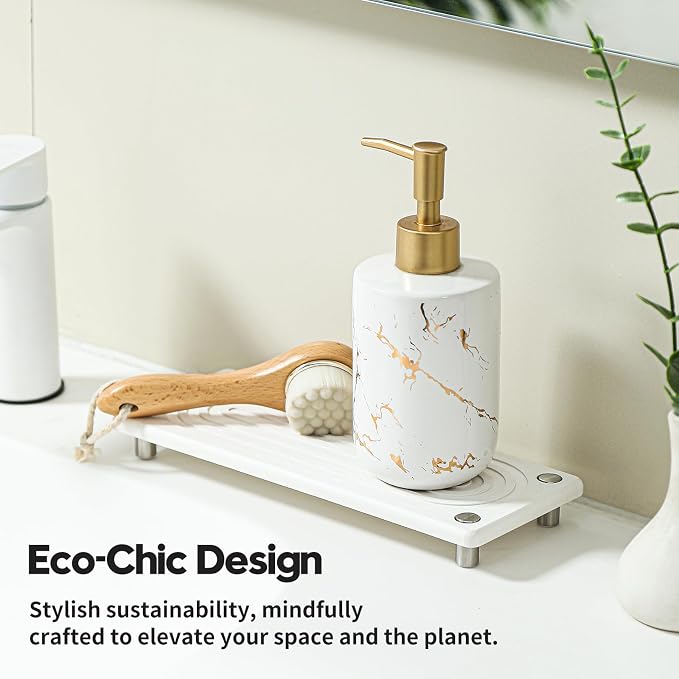 Water Absorbing Stone Sink Caddy, Diatomite Kitchen Sink Organizer, Bathroom - Image 2