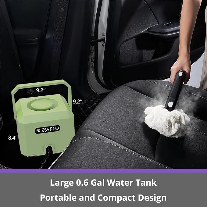 Steam Cleaner: 1650W, Fast 50-Sec Heat-Up-21-Piece Kit Refill Anytime-No - Image 5