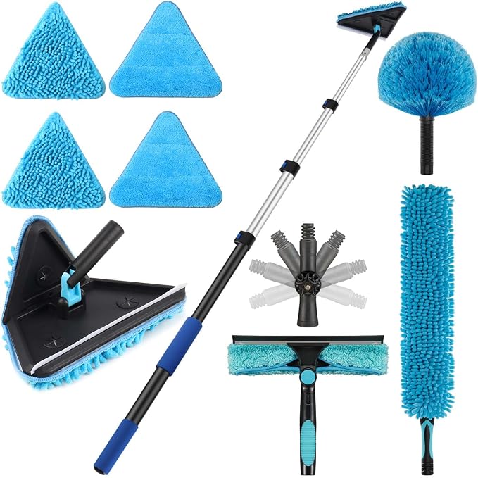 16 Feet High Ceilings Baseboard Wall Cleaner Mop by CXU