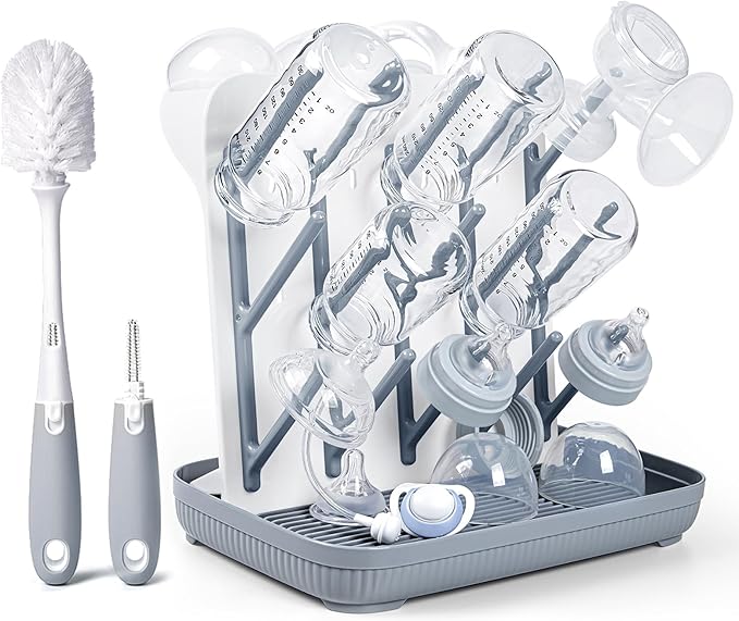 Termichy Baby Bottle Drying Rack: Vertical Bottle Dryer Rack Holder by Termichy