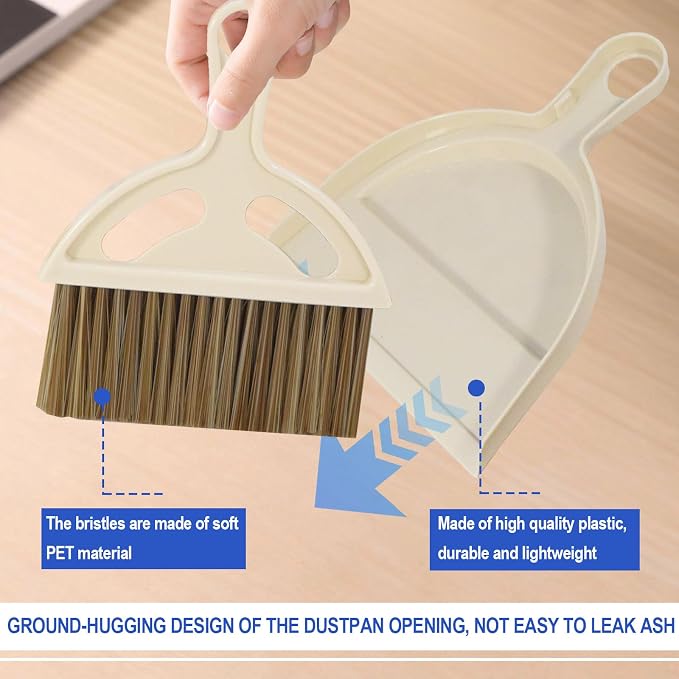 Mini Broom and Dustpan Set Hand Broom - Image 3