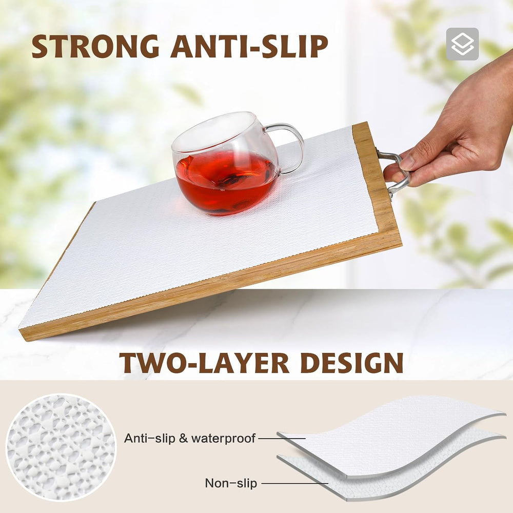 Shelf Liners for Kitchen Cabinets 17in x 20FT, Non Adhesive Drawer Liner