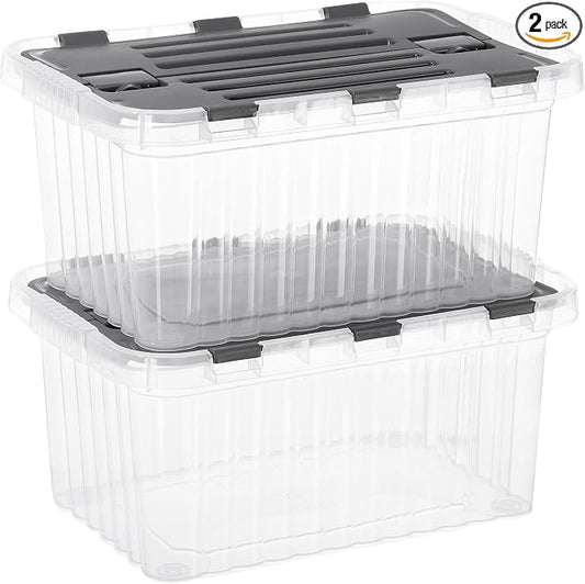 Superio Clear Storage Boxes by Superio
