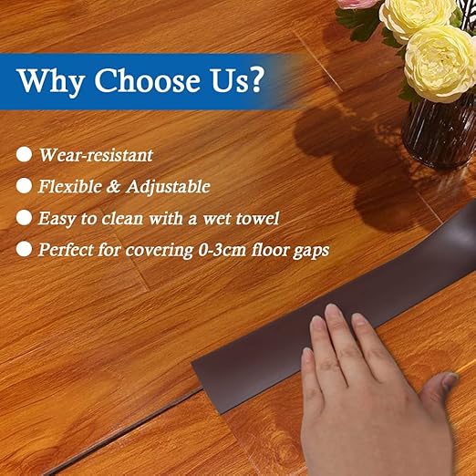 Floor Transition Strip Self Adhesive Floor Cover Strips Laminate 3" Wide Vinyl - Image 6