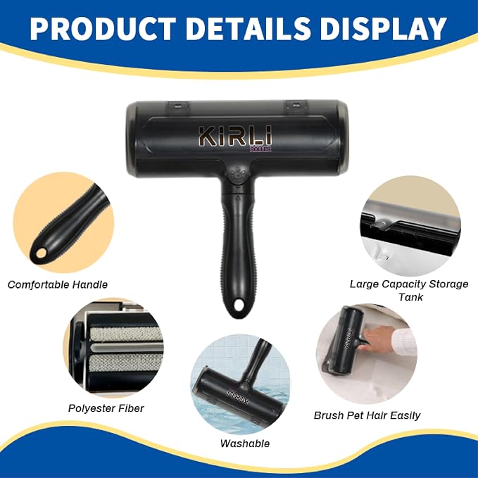 KIRLI Pet Hair Roller, Fur Remover Tool - Image 3