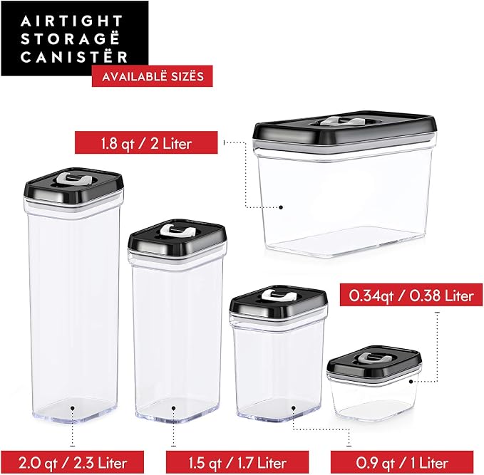 DWËLLZA KITCHEN Airtight Food Storage Containers - Image 8