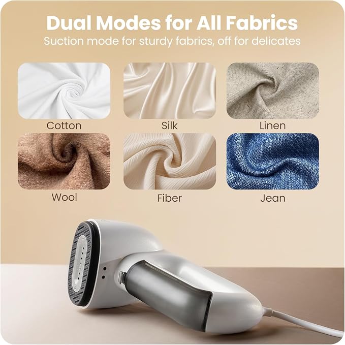 Neakasa Magic 1 Vacuum Steamer, Handheld Travel Garment Steamer - Image 6