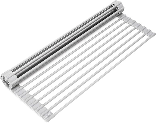 Surpahs Over Sink Foldable Multipurpose Roll-Up Dish Drying Rack, Silicone by Surpahs
