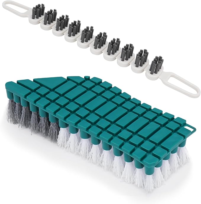 Crevice Cleaning Brush, Hard Bristle Grout Brush Gap Cleaner Tool by Haomaomao