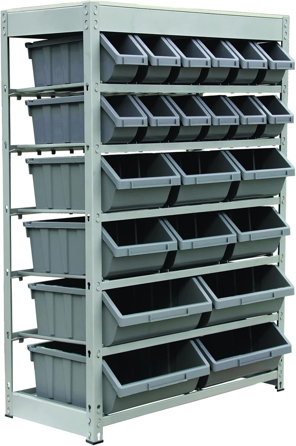 King's Rack Bin Rack Storage System Heavy Duty Steel Rack Organizer Shelv...