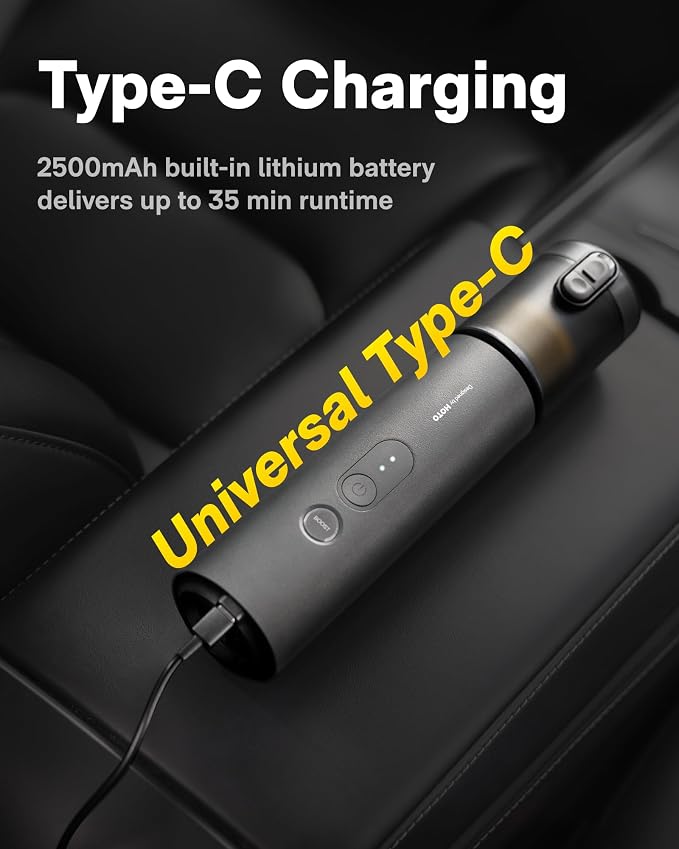 HOTO Handheld Car Vacuum Cleaner Cordless, 4-in-1 Portable Mini Vacuum - Image 9
