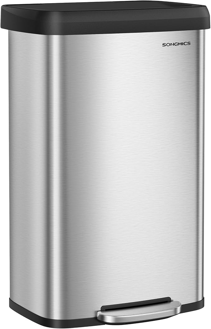 SONGMICS Kitchen Trash Can, 21 Gallon Stainless Steel Garbage Can, by SONGMICSbySONGMICSHOME